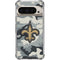 NFL New Orleans Saints Camo Pixel 9/9 Pro Clear Case